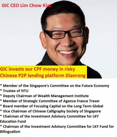 GIC invests our CPF money in risky Chinese P2P lending platform