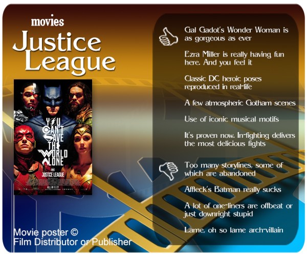 Movie Review – Justice League (2017)