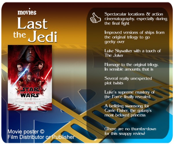 Movie Review – Star Wars: The Last Jedi