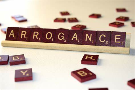 Avoid arrogance in giving comments