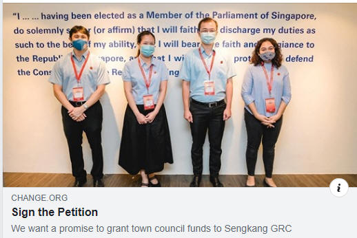 Grant town council funds to Sengkang GRC