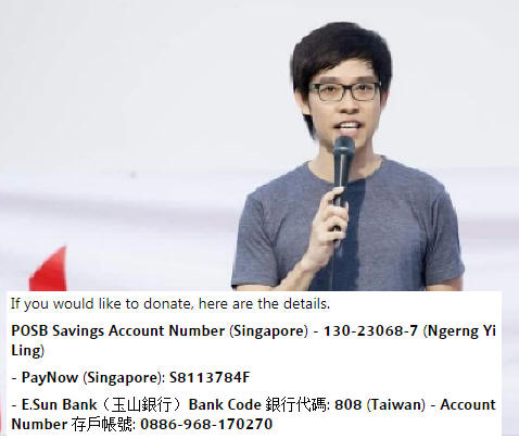 Crowdfunding for Roy Ngerng