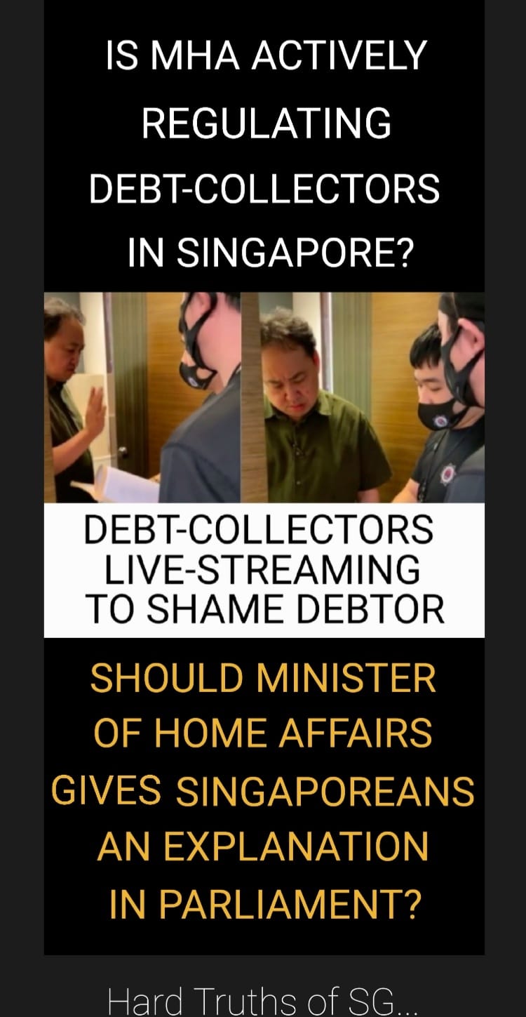 Regulating debt-collectors in Singapore