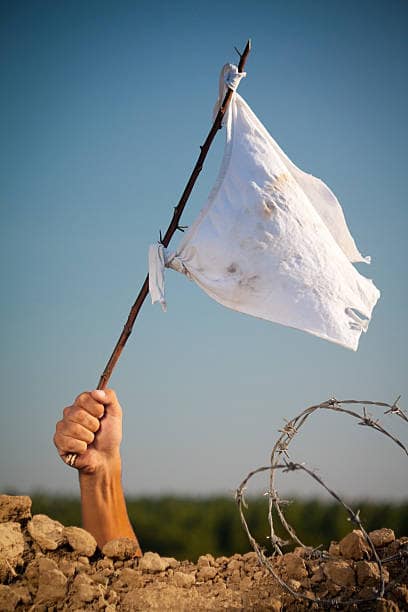 The Disgraceful White Flag Of Surrender