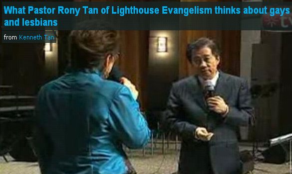 85 people lodged police reports against Pastor Rony Tan for “offensive” remarks against gays and lesbians